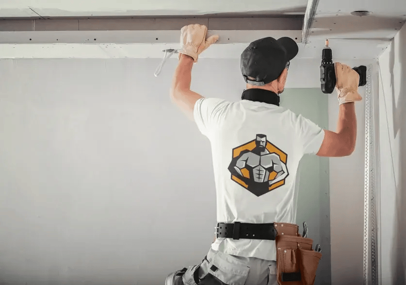 back-view-t-shirt-mockup-of-a-contractor-working-with-a-drill-m5474-r-el2